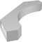 Ekena Millwork 3 1/2-in. W x 24-in. D x 30-in. H Legacy Architectural Grade PVC Knee Brace BRCP035X24X30LEC - alternate 6